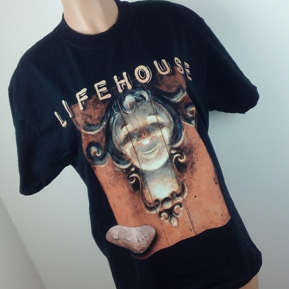 Vintage Other - 2001 Lifehouse No Name Face Tour Shirt